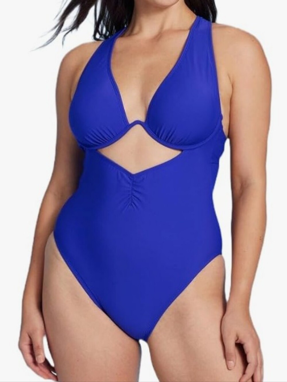 Target Blue Cutout Swimsuit